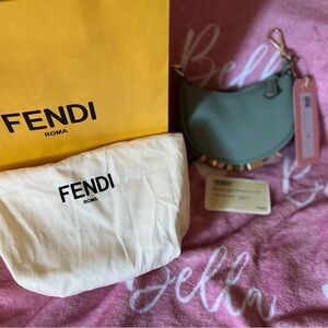 Fendi nano mini croissant